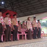 Senator Lampung Jihan Nurlela Hadiri Peringatan Hari Pramuka di Jabung